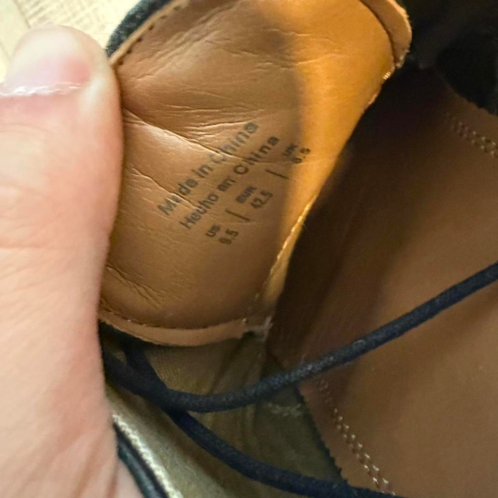 Aldo Black leather dress shoes Size US 9.5 #formalwear #leather - Picture 5 of 6